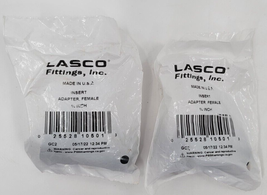 Lot of 2 Lasco 3/4 in. Insert x 3/4 in. Dia. FPT Insert Adapter Water Pipe - £6.38 GBP