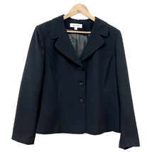 Suit Studio Plus Size 16 Classic Blazer Black Decorative Buttons Career Capsule  - £30.79 GBP