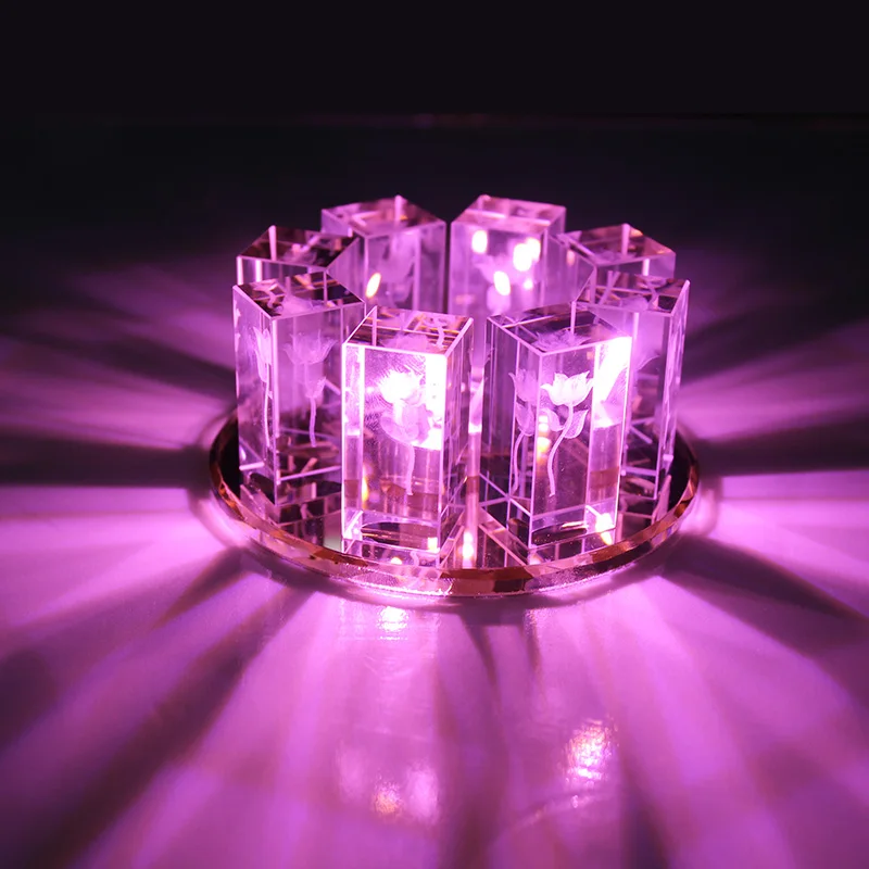 Crystal LED Ceiling Light AC90-260V 5W Aisle Light Living Room Balcony Lamp  Led - £187.36 GBP