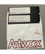 Vtg ArtWorx Centerfold Squares master Disk Tandy EGA Disk 5.25 Floppy Disks - $333.42 MXN