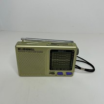 Bell &amp; Howell 9 Band World Receiver Radio Portable AM/FM/TV/MW/SW Tested... - $16.93