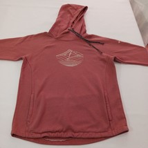 Columbia Mens Medium Dark Coral Hoodie Graphic Pullover Long Sleeve Cotton Blend image 11