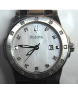 BULOVA C876945 Quartz Diamonds  All SS Women&#39;s Wristwatch - $123.53 CAD