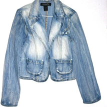 London Jean Blue Cotton Denim Jacket - £7.86 GBP