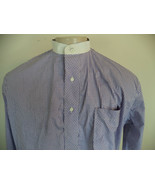 Men&#39;s Purple Plaids &amp; Check Handmade Traditional Kaftan Shirt. One Size.... - €23,05 EUR