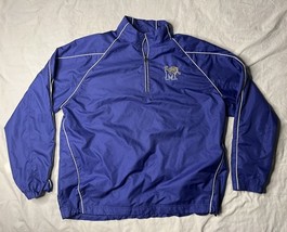 Gear For Sports Memphis Tigers Pullover Mens XZl Blue 1/4 Long Sleeve Zi... - $25.00