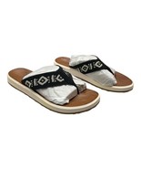 Zodiac Sandal Womens 11 Sunny Flip Flop Black Aztec Print Slip On Comfor... - €20,63 EUR