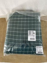 ️Lands End King Green Pld 6 oz Supima Portuguese Cotton Flannel Bed Sheet Set - £141.32 GBP