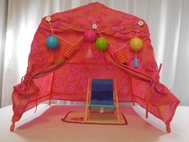 American Girl Beach Cabana Set with Chair and Mat , Retired in 2014 - $60.40