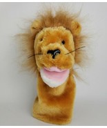 Vtg Dakin Lion Puppet Plush Pretend Play Zoo Circus Animal 1970s 12&quot; Han... - $18.22