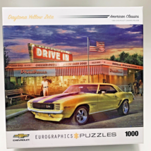 1969 Chevrolet Camaro Puzzle Z28 1000 PC Jigsaw Daytona Yellow Zeta Driv... - £15.65 GBP