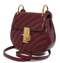 New Chloe Drew Mini Bijou Chain Quilted Calf Leather Messenger Bag - £1,050.42 GBP