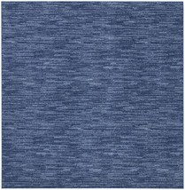 5' X 5' Navy Blue Square Non Skid Indoor Outdoor Area Rug - €104,72 EUR