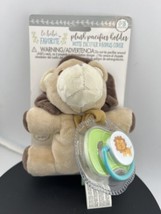 Le Bebe Plush LION Pacifier Holder Comfort Soothe Toy Binky BPA Free 0-1... - £7.42 GBP
