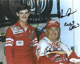 Bobby Allison/Donnie Allison/Eddie Allison triple signed NASCAR 8x10 Photo- JSA  - £59.90 GBP