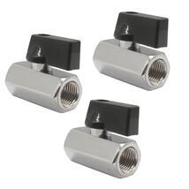 5pcs Brass Mini Ball Valve, Close Ball Switch 1/4" X Female-
show origin... - $33.50