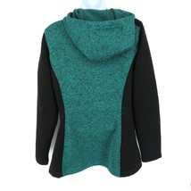 ZeroXposur Womens X-Knit Green Black Hooded Sweater Large NWT $100 - £19.73 GBP