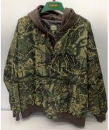 Cabelas Mens Canvas Camo Jacket Coat Seclusion 3D Quilted Insulated Hunt... - $47.99