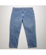 Vintage Y2K Carhartt Mens 50x32 Faded Spell Out Traditional Fit Denim Je... - €47,22 EUR