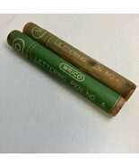 Vintage WRICO - Standard Lettering Pen No. 5 &amp; 4 - in Original Wooden Tube - $847.25 MXN