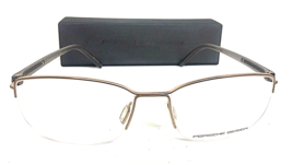 New Porsche Design P 8244 B 54mm Silver Men&#39;s Eyeglasses Frame Italy - £149.45 GBP