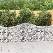 Gabion Basket Set of 3 Silver Galvanized iron - $10,089.47 MXN