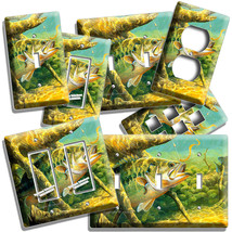 Largemouth Bass Lure Lake Fishing Light Switch Outlet Plate Log Cabin Room Decor - £9.58 GBP+