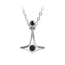Alchemy Of England P880 - Thor&#39;s Rose Necklace Gothic Pendant - £18.35 GBP