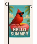 Hello SuMMER  Garden Flag - Summer Party Holiday Yard Outdoor Decoration... - €9,44 EUR