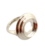 Authentic Kameleon 925 Silver 3 Tier Tabletop Ring Kr-20, Kr020  Size 6,... - $607.32 MXN