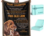 Daughter Blanket From Dad, Graduation Valentines Birthday Gifts For Daug... - $54.99