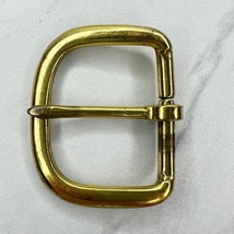 Gold Tone Rounded Simple Basic Belt Buckle - $6.92