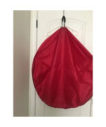 Santa&#39;s Bags Wreath Holder Storage Bag Holiday Christmas Red - $41.27 CAD