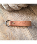 Personalized Customized Leather Keychain Engraved Car Moto Logo Key Fob ... - $27.00