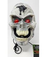 Plastic Rubies Halloween Skull Mask Light Up Eyes Skeleton Ghoul Cosplay... - £8.18 GBP