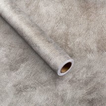 Bumoo 354&#39;&#39;×16&#39;&#39; Grey Concrete Wallpaper Peel And Stick Contact Paper - $39.99