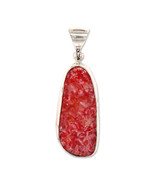 Starborn Red Chalcedony Stone Pendant Necklace (22&quot;) - £135.76 GBP