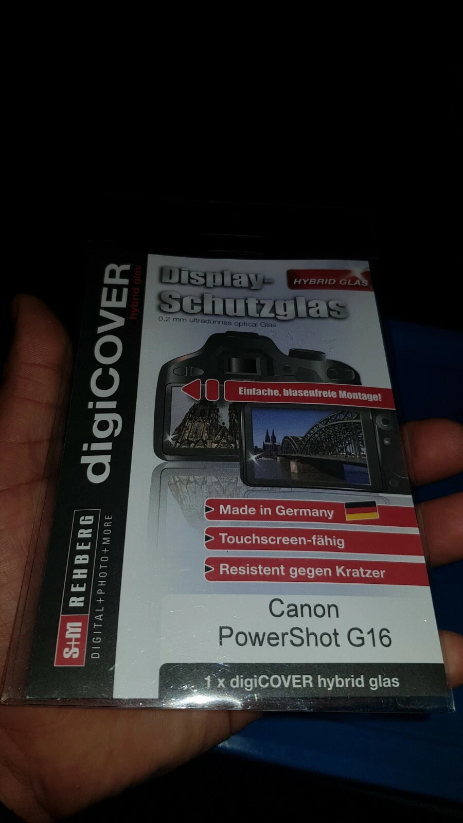 digiCover S+M Hybrid Glass Screen Protector for Canon PowerShot G16 – Du... - $418.86 MXN
