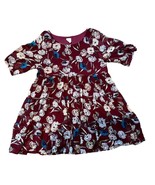 Anthropologie By Together Dress Small Floral Burgundy Size Small Boho - $201.97 MXN