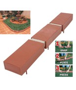 25 ft. Decorative Plastic Brick Edging Kit Garden Pathway Lawn Tree Edge... - $42.07
