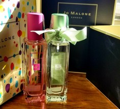 Jo Malone Silk &amp; Osmanthus Blossom 1oz~30ML Each 2 Pc Gift Set New &amp; Boxed A+ ☘ - £90.87 GBP