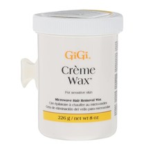 GiGi Crme Wax for Sensitive Skin - Microwave Hair Removal Wax, 8 Ounces - £19.17 GBP