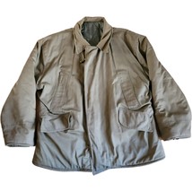 Vintage Military? Mens Jacket Hunting Coat Full Zip Green Quilted Army No tag - £45.76 GBP