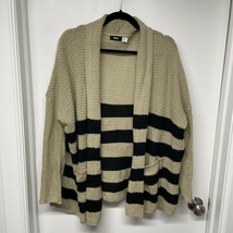 BDG Women’s Cardigan Sweater Size Extra Small Oversized Relaxed Beige Bl... - $15.84