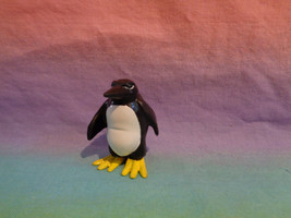 Black Penguin Miniature PVC Wild Arctic Animal Nature - £1.54 GBP