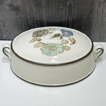 Wedgwood Iona 3 Quart Oval Covered Casserole Serving Dish Handled Oven to Table - £54.07 GBP