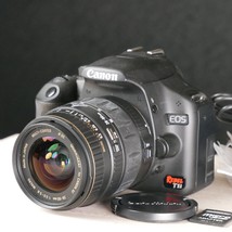 Canon EOS Rebel T1i 15MP DSLR Camera Kit W 28-90MM Lens *TESTED* W 2GB SD - $123.74