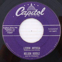 Nelson Riddle - Lisbon Antigua / Robin Hood - 1955 45 rpm Record F3287 - $3.32