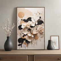 Japandi Wall Art Print - Texture Abstract Japanese Artwork - Wabi Sabi   - £3.14 GBP
