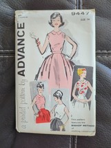 Vintage Advance 9447 Pattern Misses Size 14 Blouse Skirt Dress Bishop Method UC - £22.77 GBP